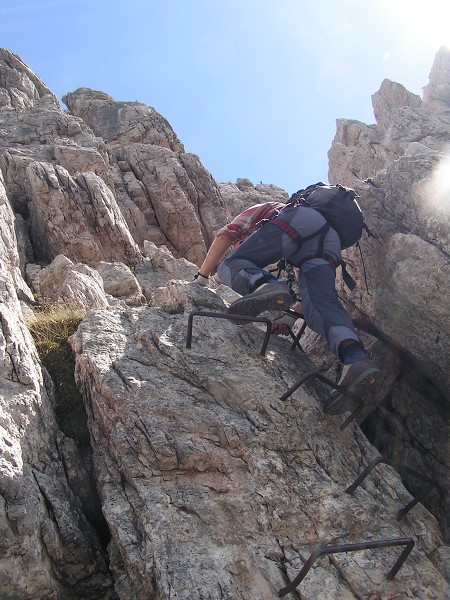 FERRATA ETTORE BOVERO NA COL ROSA 2166 M